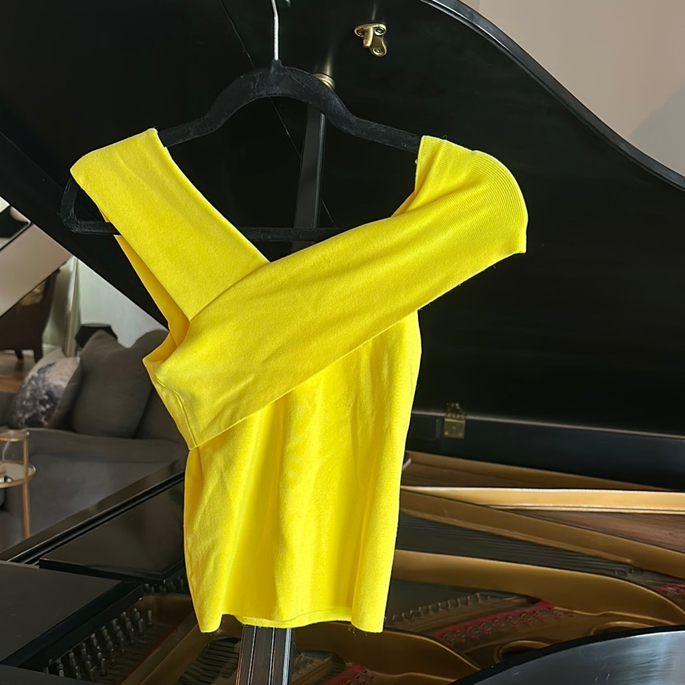 Alice + Olivia Yellow Top